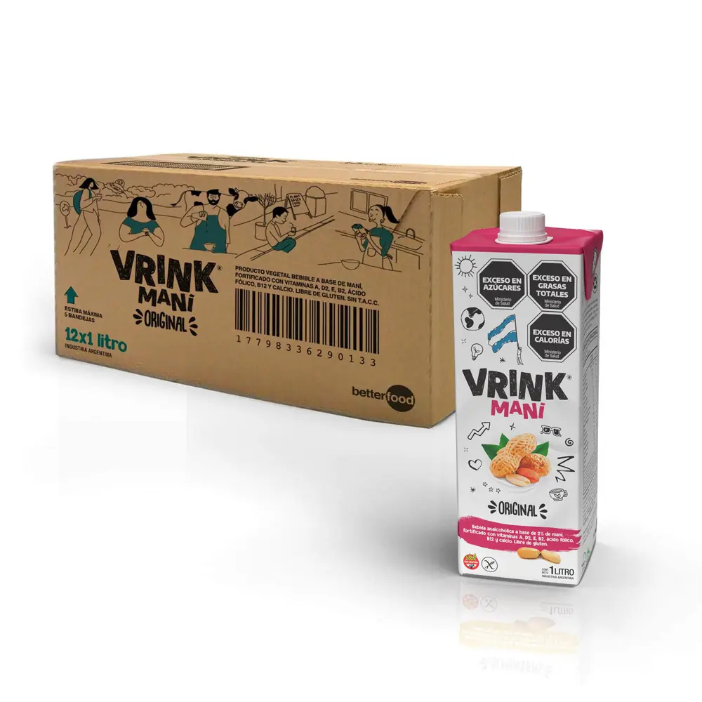 Vrink Maní Original 1lt x 12u